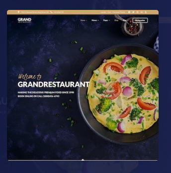 Grand Restaurant WordPress theme