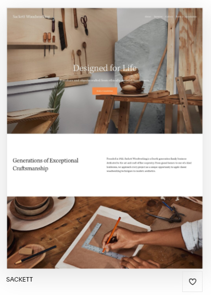 Squarespace website