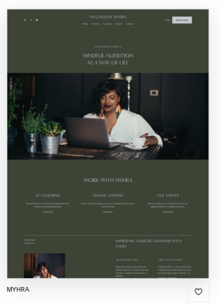 Squarespace website