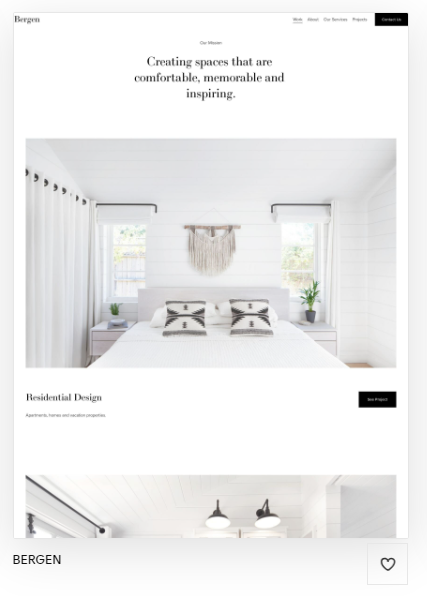 Squarespace website